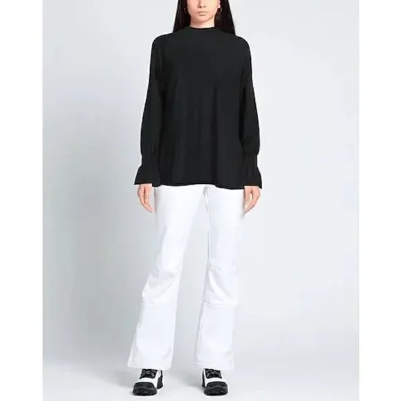 NWT Wolford Cashmere Loose Top Long Sleeves XS Black
